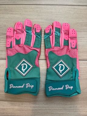 NIB Diamond Drip Colorful Batting Gloves